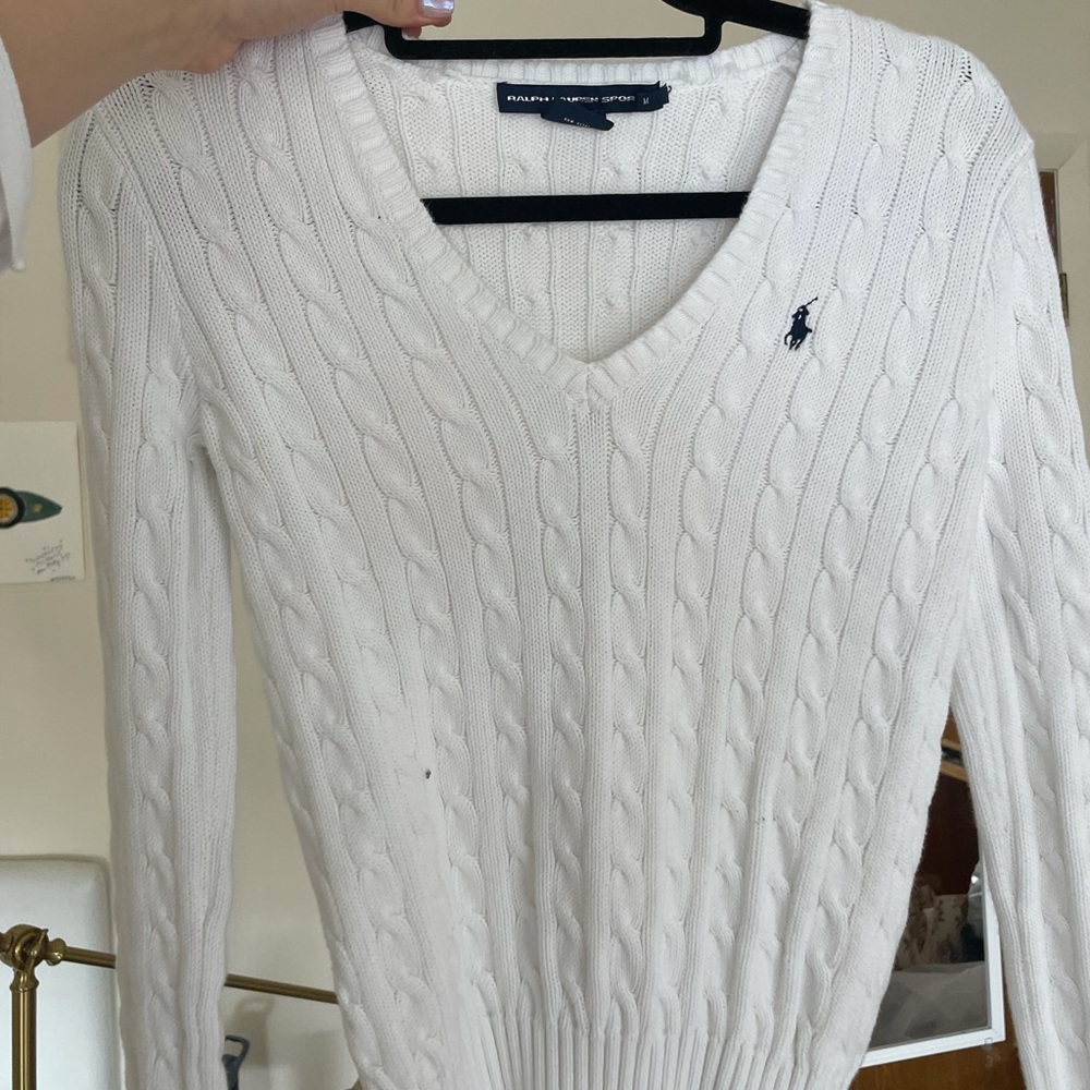 Ralph Lauren white sweater